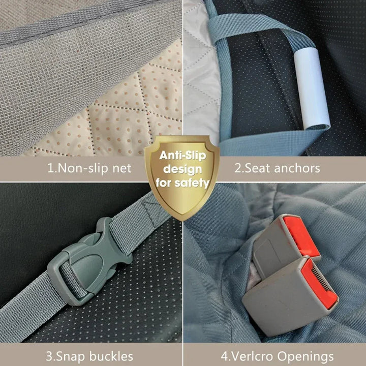 Durable Dog Car Seat Cover - Waterproof & Scratch Resistant