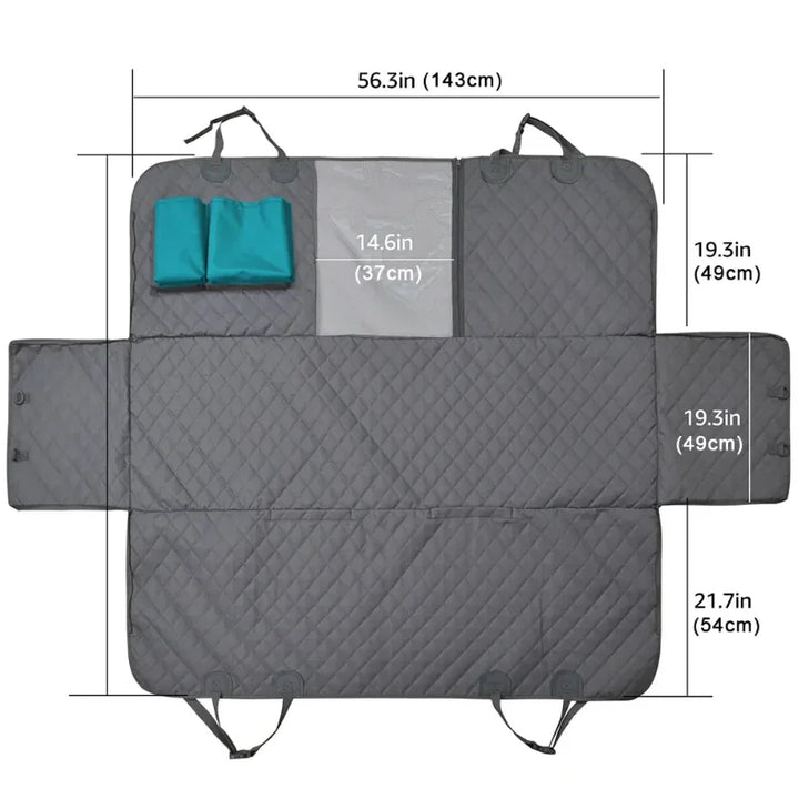 Durable Dog Car Seat Cover - Waterproof & Scratch Resistant