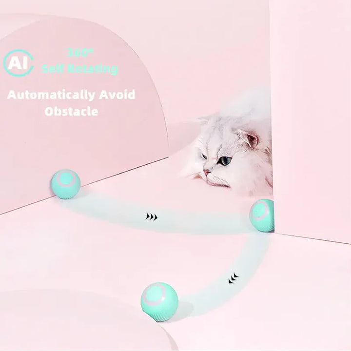 Smart Cat Ball Toys – Interactive Automatic Rolling Ball