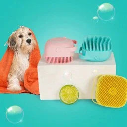 Cute Dog Bath Brush